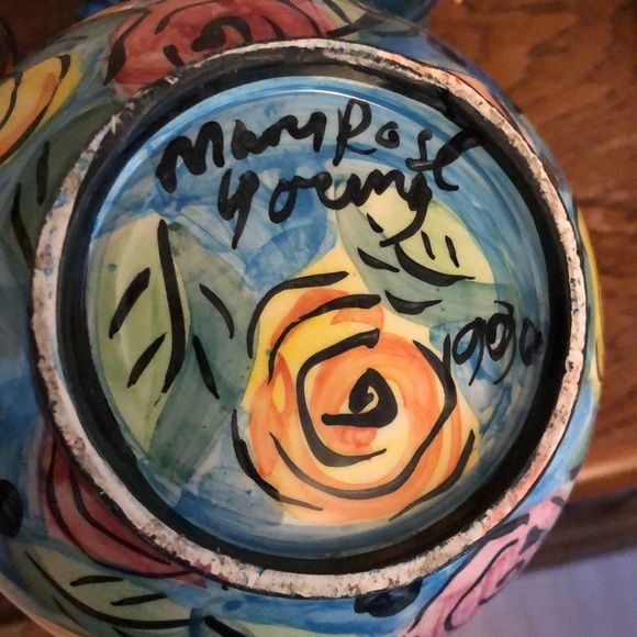 Mary Rose Young Teapot And Three Tea Cups - Picture 8 of 14